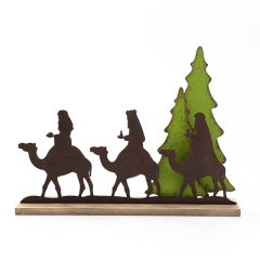 Three Kings Metal Tabletop Silhouette