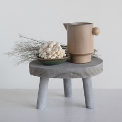 Three Leg Wood Pedestal Display Riser