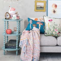 Three Tier Round Table Shelf