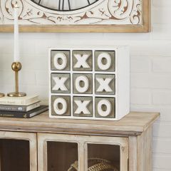 Tic Tac Toe Tabletop Cabinet Box