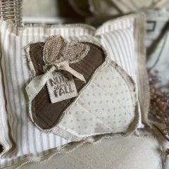 Ticking Stripe Acorn Pillow