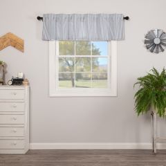 Ticking Stripe Tiered Curtain Valance