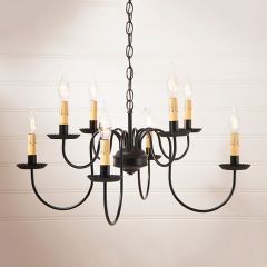 Tiered 8 Arm Farmhouse Chandelier