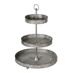 Tiered Tin Metal Display Stand