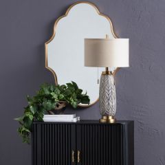 Timeless Accents Gold Metal Wall Mirror