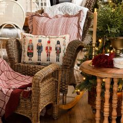 Timeless Christmas Nutcracker Accent Pillow