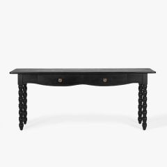 Timeless Farmhouse Spindle Leg Console Table Black | SHIPS FREE
