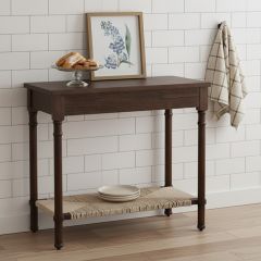 Timeless Farmhouse Turned Leg Accent Table