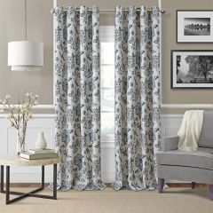 Timeless Floral Room Darkening Window Curtain Panel Set of 2