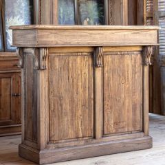 Tin Top Bar Serving Table