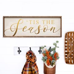 Tis The Season Framed Sign