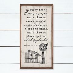 To Every Thing There is a Season Sign