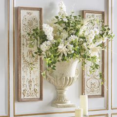 Traditional Pedestal Wall Urn