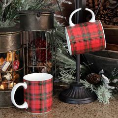 Traditional Tartan Coffee Mug Set of 3