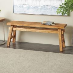Trestle Leg Farmhouse Bench Seat