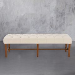 Tufted Farmhouse Bench Seat