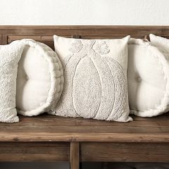 Tufted Pumpkin Throw Pillow