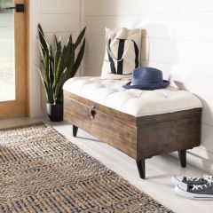 Tufted Top Cocktail Ottoman