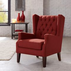 Tufted Wingback Chair