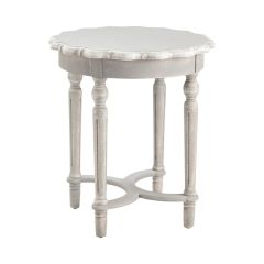 Turned Leg Farmhouse Accent Table