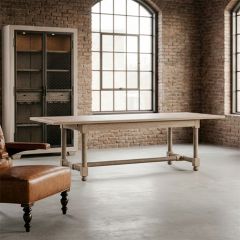 Turned Leg Grand Equestrian Dining Table