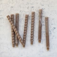 Twisted Taper Unscented Candle