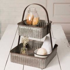 Two Tiered Corrugated Tray Organizer