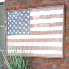United States Flag Framed Wall Decor