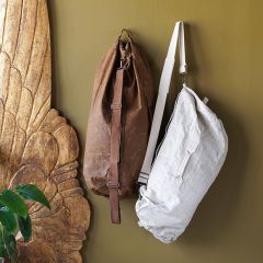 Upcycled Canvas Duffle Bag