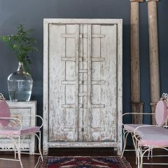 Upcycled Vintage Door Storage Cabinet