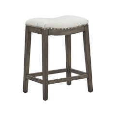 Upholstered Counter Saddle Stool
