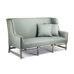Upholstered High Back Bench Seat