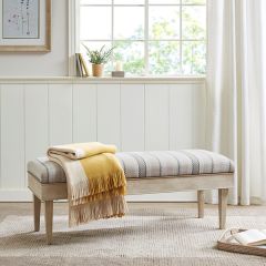 Upholstered Soft Close Storage Bench