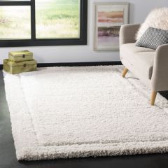 Upscale Shag Cotton Area Rug
