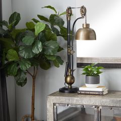 Urban Aesthetics Black Metal Floor Lamp