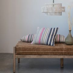 Urban Farmhouse Cushioned Day Bed Bench