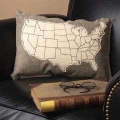 USA Applique Accent Pillow