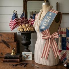 USA Wreath Sash