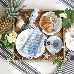 Vagabond House Anchor Square Rattan Tray