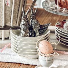 Vagabond House Dressed Rabbits Salt and Pepper Shaker Set