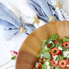 Vagabond House Gold Bee Napkin Ring