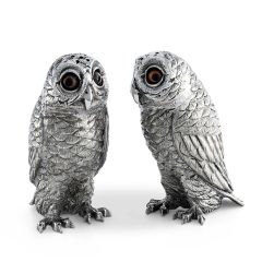 Vagabond House Owl Salt and Pepper Shaker Set