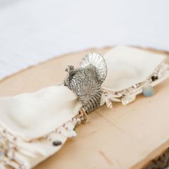 Vagabond House Pewter Turkey Napkin Ring