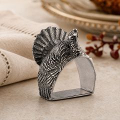 Vagabond House Pewter Turkey Napkin Ring