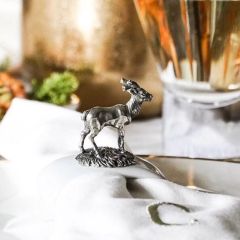 Vagabond House Stoneware Deer Napkin Ring