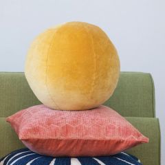 Velvet Orb Slub Pillow