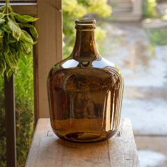 Verde Glass Demi John Bottle 16.5 Inch