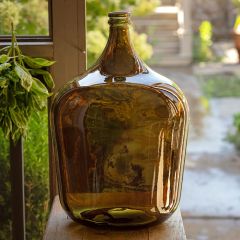 Verde Glass Demi John Bottle 22 Inch