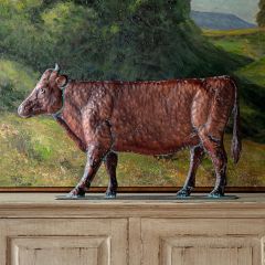 Verdigris Dairy Cow Figure