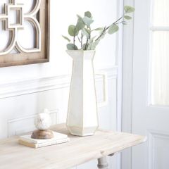 Vertical Accents Stoneware Vase